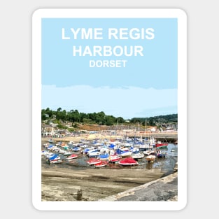 Lyme Regis Dorset. Travel poster. Gift. Sticker